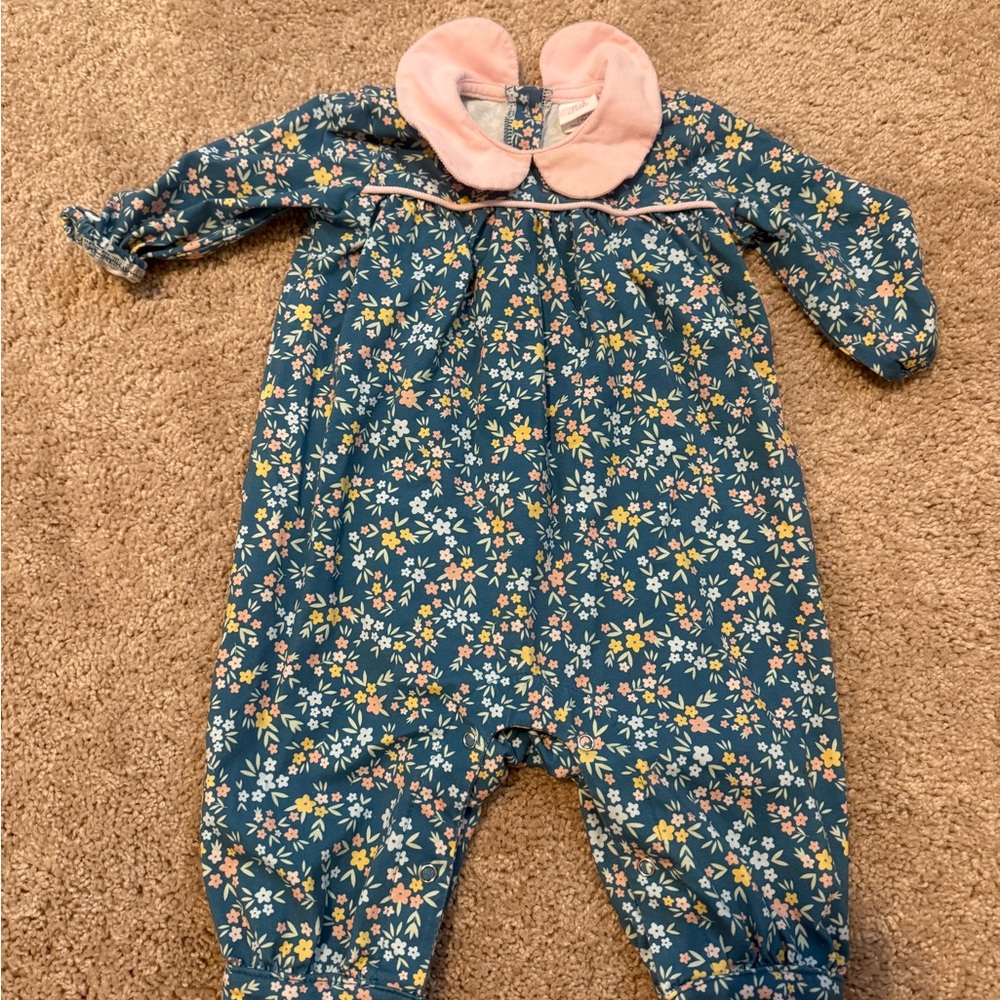 Floral Kids Stitchy Fish 6M NWOT
